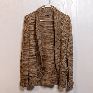 Stitch Fix Papermoon Jerrard Brown and Tan Open Front Cardigan - Size Large